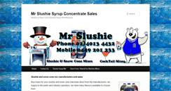 Desktop Screenshot of mrslushie.com.au