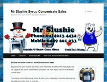 Tablet Screenshot of mrslushie.com.au